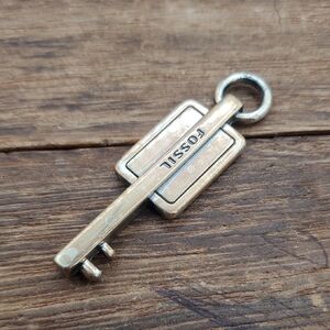Fossil Key Pendant Bronze P316